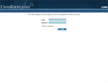 Tablet Screenshot of lcms.crossknowledge.com